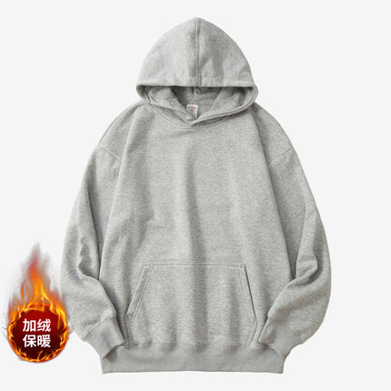 2025 New Autumn and Winter Oversize Hooded Sweatshirt Custom-Made with Fleece and Thickened, Loose and Lazy Style Autumn Hoodie Jacket