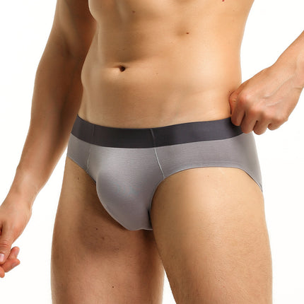 50 men's underwear men's modal seamless shorts slim sexy summer thin briefs head comfortable breathable