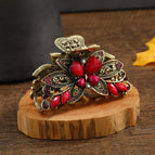 Butterfly Zhenzhan retro big catch red