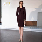 Angora red suit + dress / S