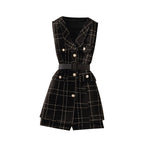 Black vest + shorts [two-piece set] / S recommended to wear 40-45kg