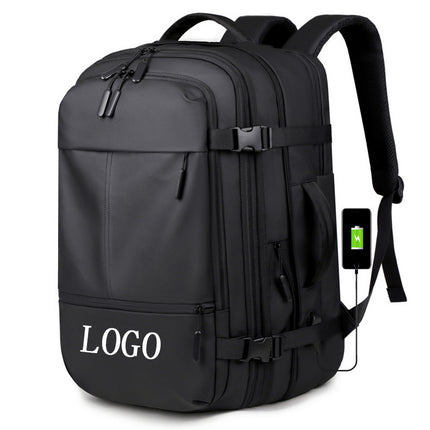 Cross-border Large Capacity Expansion Men's Backpack Waterproof Backpack Business Travel Multifunctional 17-inch Computer Backpack