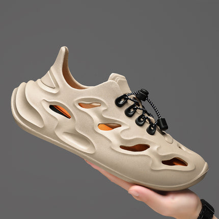 Men's outdoor thick-soled sandals summer new outdoor wear sports beach slippers anti-slip casual hole shoes