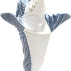 Gray blue shark sleeping bag / M