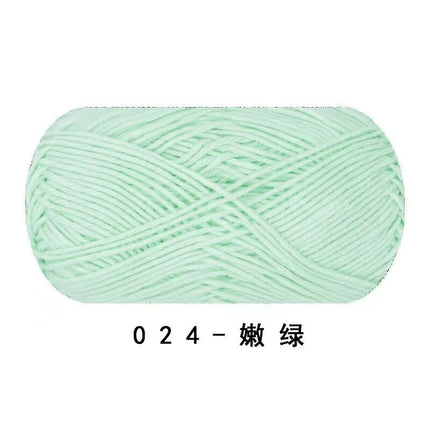 Ruyi Bird Four-Strand Combed Milk Cotton 40g DIY Handmade Crochet Doll Wholesale Wool Ball Ready Stock