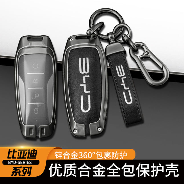 Applicable to BYD Tang dmi key case song plusdmi song max plus Pro Car bag buckle shell Han ev