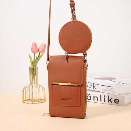 New Touch Screen Mobile Phone Bag Two-Piece Coin Purse Women's Small Cross-Body Cute Small Bag for Mobile Phone Fashion
