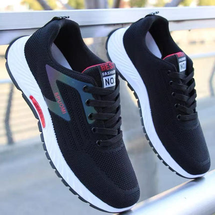 Summer Men's Hollow Mesh Shoes, Breathable Casual Shoes, Trendy Sports Shoes, Deodorant Shoes, Soft-Soled Running Shoes, Mesh Shoes for Men