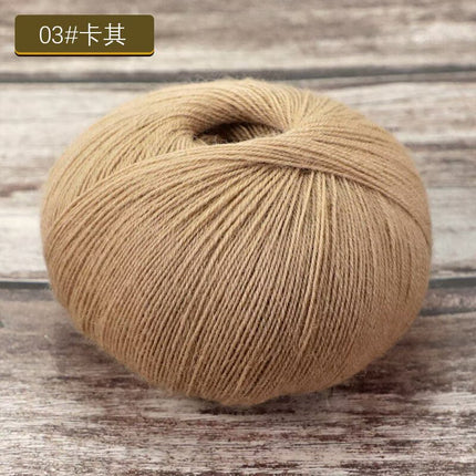 Manufacturer Wholesale 238 Wool Thread Hand-Knitted Shawl Hat Baby Wool Fluffy Wool Thread Ball 50g