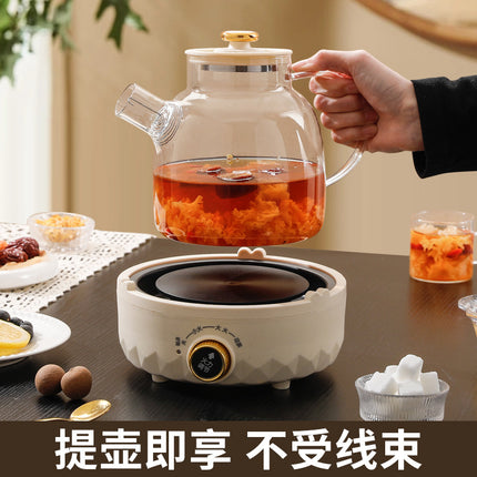 Multifunctional Health Pot Household Boiling Teapot Office Flower Teapot Glass Kettle Reservable Health Cup Gift