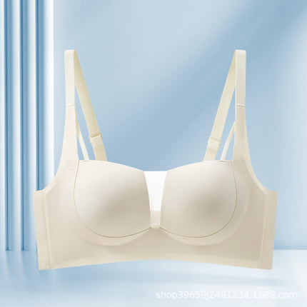 Traceless Ginning Thin Cup Underwear ABC Cup Summer Joker Small Chest Gathering Comfortable Adjustable Top Bra