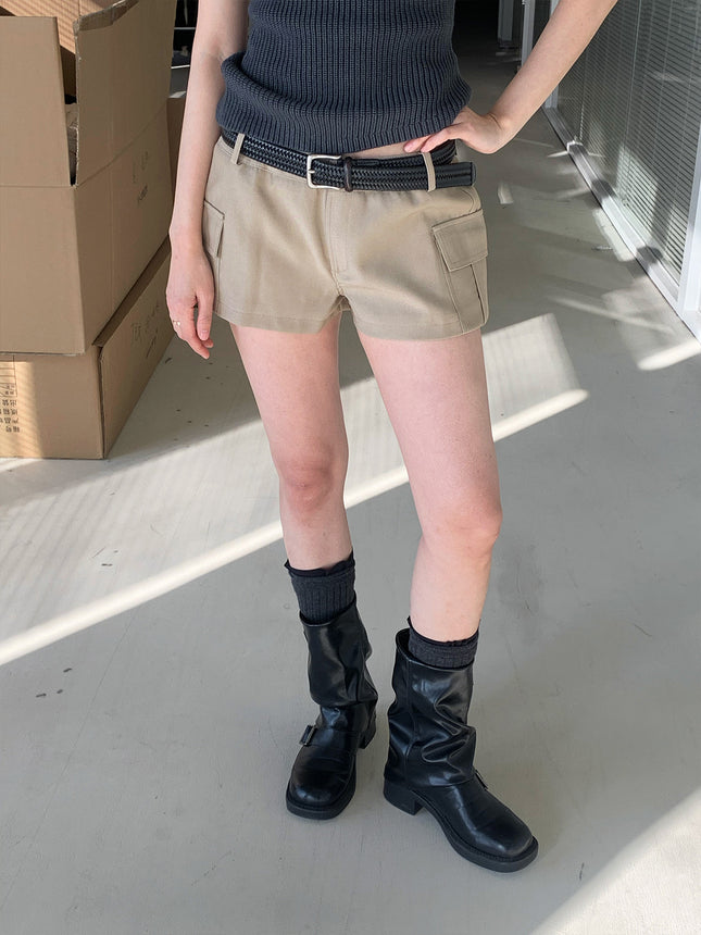 Dorothy South Korea Spring American Style Retro Fashionable Tooling Casual Shorts All-match Hot Pants for Hot Girls Women