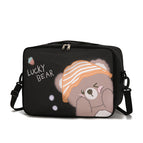 Black little brown bear [expandable + diagonal strap]