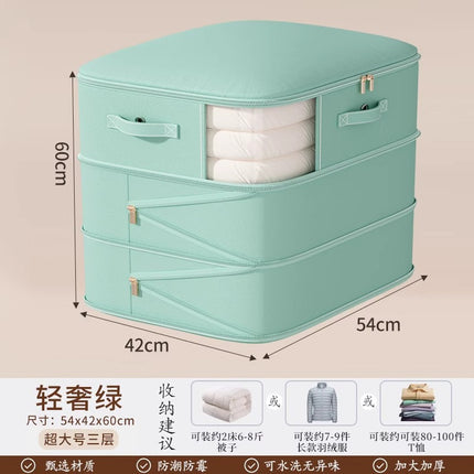 See-Through Quilt down Jacket Vacuum Compression Storage Bag Wardrobe Bag Large Capacity Quilt Clothing Packaging and Organization