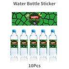 New turtle water bottle sticker-10pcs