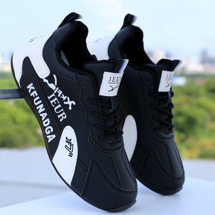 Men's Leather Waterproof Travel Shoes Versatile Trendy Spring Men's Sports Casual Shoes Running Trendy Shoes Cross-Border Dropshipping