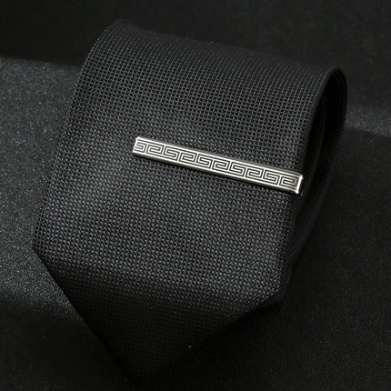 New Guofeng Gun Black Laser Ancient Pattern Roman Pattern Flat Tire Clip logo Men's Lover Clip