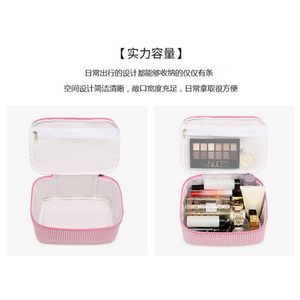 New Factory in stock Portable Cosmetic Storage Bag Handbag Nordic Ins Style Clutch Bag Large Capacity Washing Bag