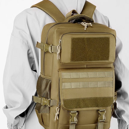Cross-Border Wholesale New Tactical Backpack Large Capacity Simple Camouflage Backpack Multi-Functional Outdoor Travel Mountaineering Bag