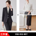 Black suit + pants + shirt / S