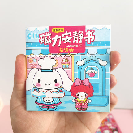 Handmade DIY Quiet Book Magnetic Sticker Magnetic Suction Large Kidsren's Educational Toy Girl Mini Magnetic Quiet Book