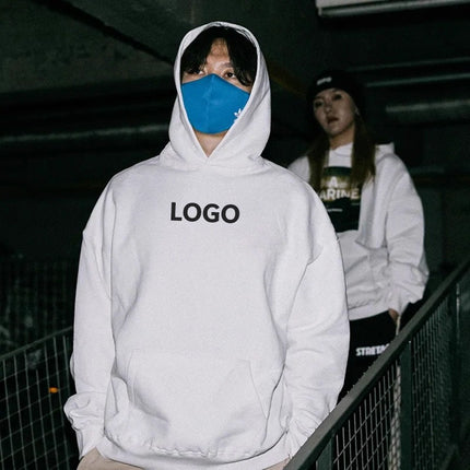 2025 New Autumn and Winter Oversize Hooded Sweatshirt Custom-Made with Fleece and Thickened, Loose and Lazy Style Autumn Hoodie Jacket