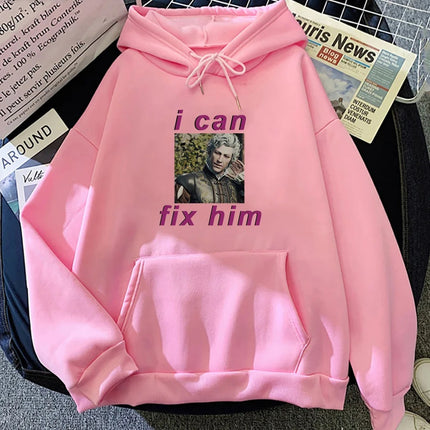 I Can Fix Him Baldur's Gate 3 Astarion Men's Game Graphic Hoodie