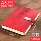 A5 lucky red-elk head-flat buckle 360 pages