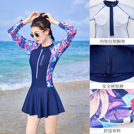 Long-Sleeve Swimsuit / Maillot Manches Longues