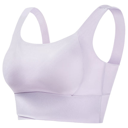 Sports Underwear Women's Fitness Running Shockproof Yoga Beauty Vest plus size No Steel Ring Anti-sagging Push-up Sports Bra