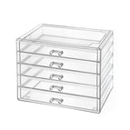 Transparent five-layer storage box