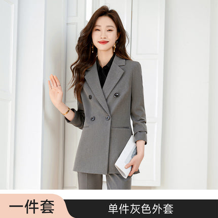 High-end suit suit women's spring and autumn new jewelry hotel front desk work clothes temperament professional formal suit jacket