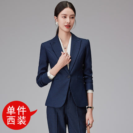 Suit Jacket Women's High-end Fashion British Style Manager Dress Hotel Front Desk Professional Temperament Interview Suit suit