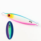 40g / Blue and pink mesh fully luminous bare chip (no hooks or rings)