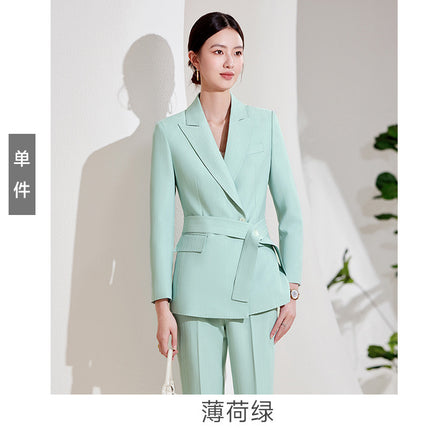 Cross-border Suit suit Women's Spring and Autumn Business Wear Temperament High-end Goddess Fan Leisure Commuter Dress Suit Work Clothes