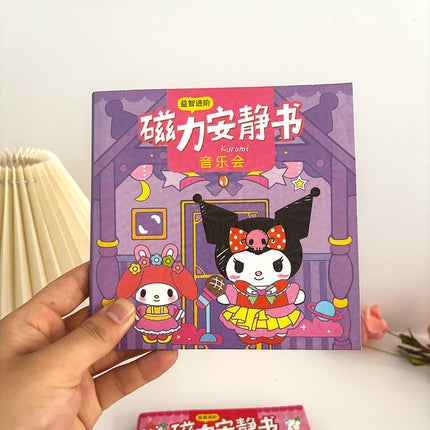 Handmade DIY Quiet Book Magnetic Sticker Magnetic Suction Large Kidsren's Educational Toy Girl Mini Magnetic Quiet Book