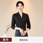 Single piece 6701 black shirt / S