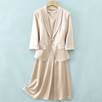 Apricot (suit + dress) / S