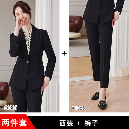 Suit Women's Autumn Fashion Elegant Goddess Style Professional Dress ol Suit Dress Jewelry Store Work Clothes Fixture