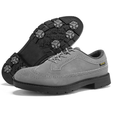 K55 Cross-Border Direct Supply Matte Leather Shoes Golf Shoes Sports Shoes Fixed Nails