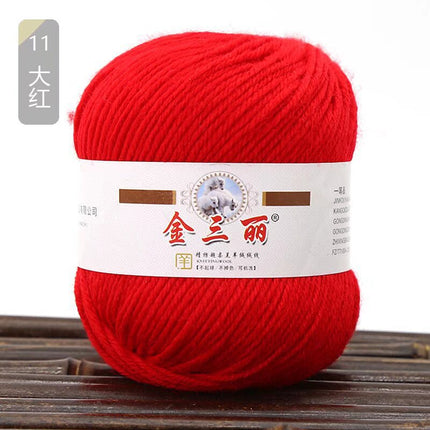 Jin Sanli acrylic baby line hand woven shoes cushion bag scarf diy hook shoes cushion wholesale specials