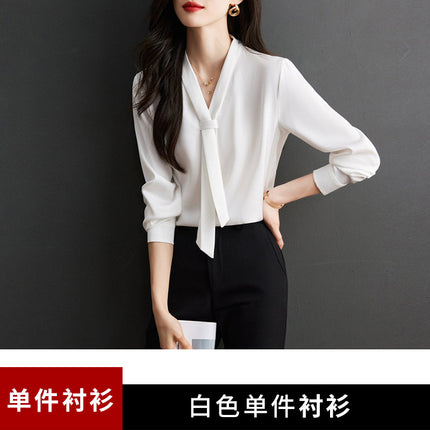 Double-Breasted Suit Set for Women, Autumn and Winter New Style, Korean Fashion, Casual, Professional Attire, Slim Fit, White-Collar Business Long-Sleeve Suit