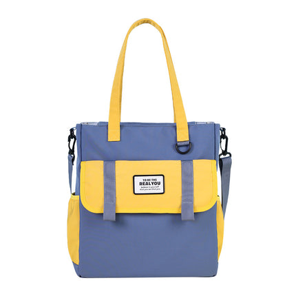 Blue Fruit Casual Fun Large Capacity Pencil Case Book Bag Multifunctional Classified Storage Bag High-Value Crossbody Bag