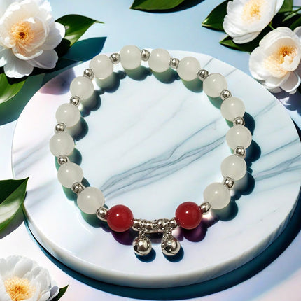 New Chinese-Style Ancient Beaded Elastic String Bracelet, Sweet Girl's Glass Bracelet, Night Market Stall, Cross-Border Live Broadcast Jewelry