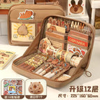 Coffee color 10 capybara sticker capybara doll