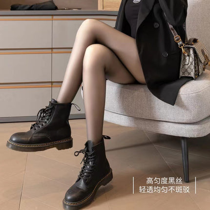 Source 2023 New Ultra-thin, Durable, Comfortable, Highly Transparent Black Silk Spring and Summer Style with Socks, Flesh-colored, Slimming Look, Bare Legs, Shipping
