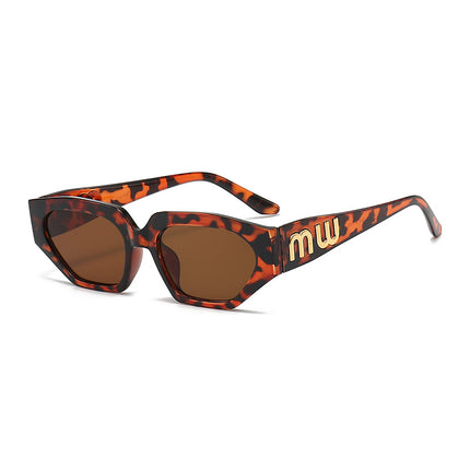 American New Style Sunglasses European and American Ins Internet Popular Punk Hip Hop Sunglasses Round Face Men and Women Retro Fashionable Sunglasses