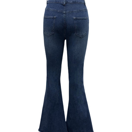 American-Style High-Waisted Flared Jeans for Women, Summer 2026 New Vintage Trendy Loose Slimming Flared Floor-Length Pants