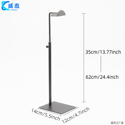 Cross-border Source Stainless Steel Display Hanging Bag Display Rack Women's Bag Rack Support Bag Rack Floor Adjustable Bag Rack