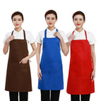 Halter apron [red]] / Free size